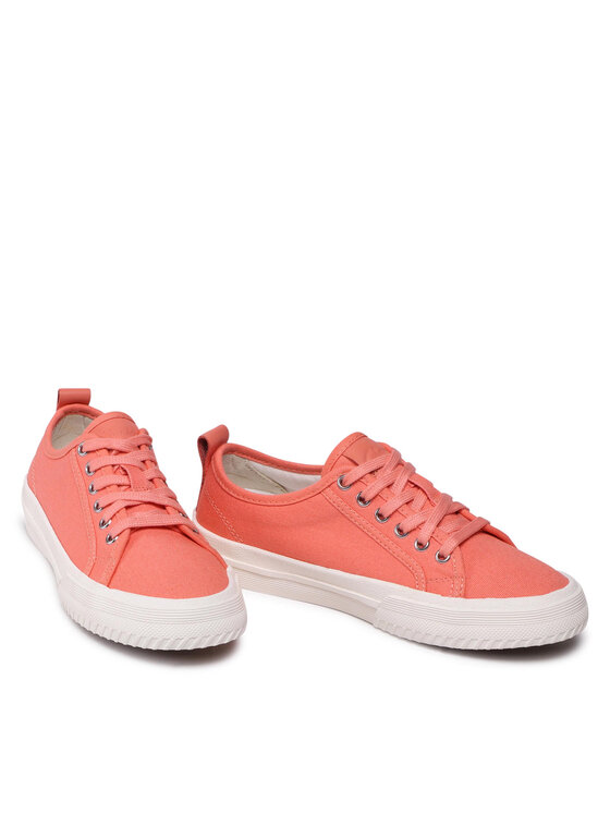 Clarks Tenis superge Clarks Roxby Lace 261649844 Oranžna