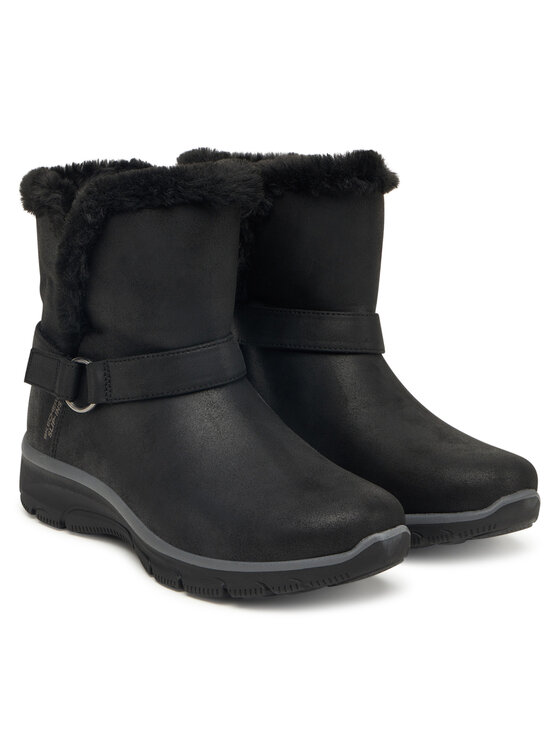 Skechers Īsie zābaki Skechers Easy Going 168045/BLK Melns