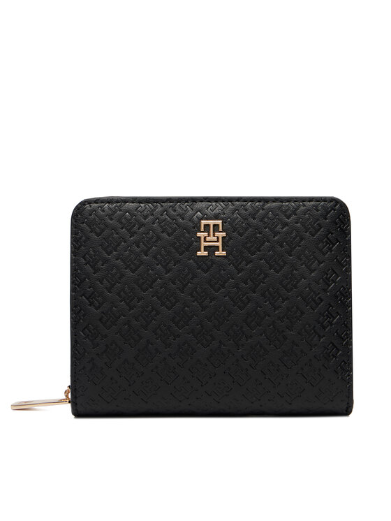 Tommy Hilfiger Maks Tommy Hilfiger Th Icon Med Za W/Flap Mono AW0AW18474 Melns