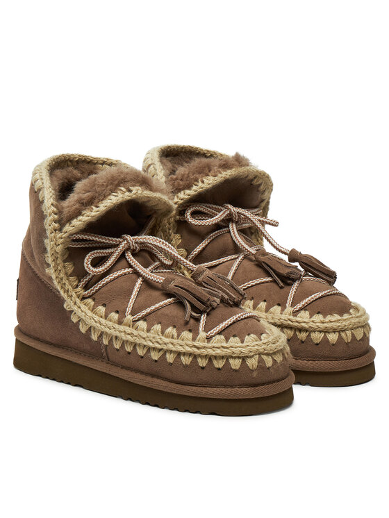 Mou Снігоходи Mou Eskimo Scoubidoo Lace FW101124A Коричневий
