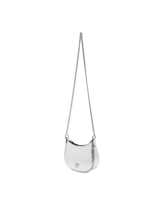 PINKO Torbica PINKO Half Moon Baby C + Manico Al 25-26 PLTT 105913 A2WD Srebrna