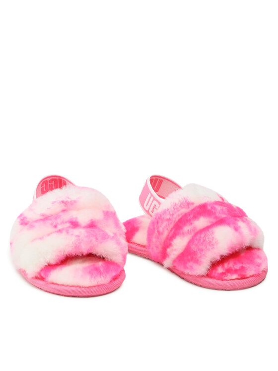 Ugg Copati Ugg T Fluff Yeah Slide Marble 1123638T Roza
