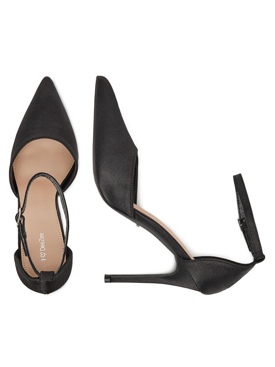 DeeZee Pantofi cu toc subțire DeeZee AL9631-6 Negru