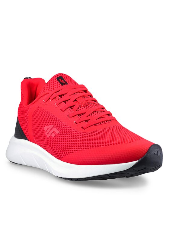 4F Čevlji za telovadbo 4F 4FMM00FSPOM026 Rdeča
