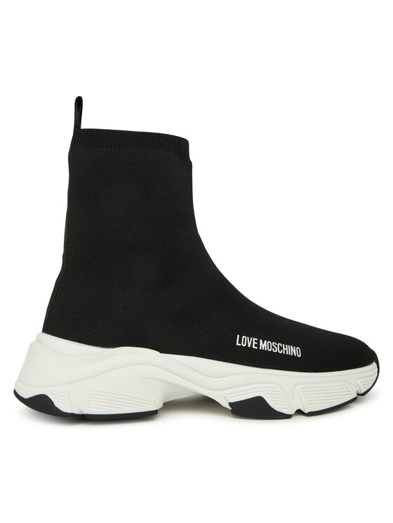 LOVE MOSCHINO Sneakersy LOVE MOSCHINO JA15386G0NIY8000 Černá