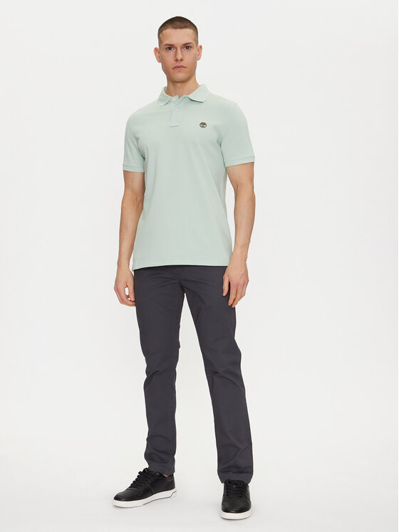 Timberland Timberland Поло TB0A6VDP Зелений Regular Fit