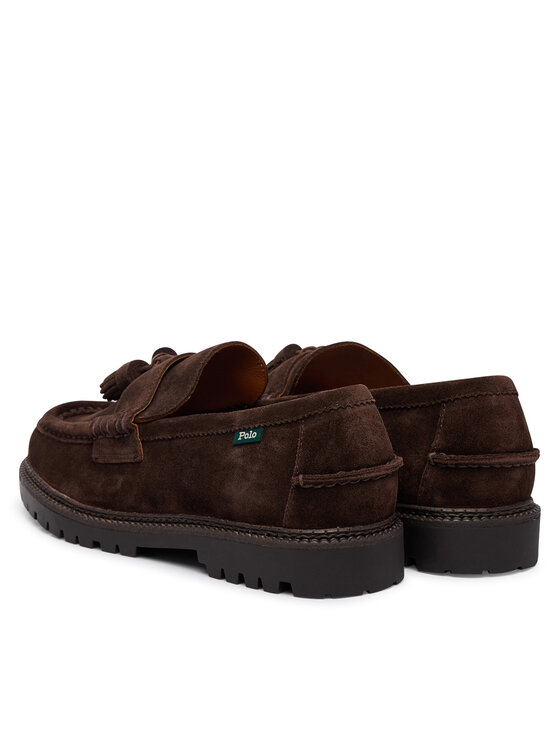Polo Ralph Lauren Loafersy Polo Ralph Lauren Jett Tas Penny 803P15862002 Tmavě hnědá