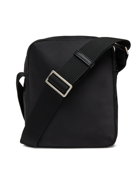 Calvin Klein Geantă crossover Calvin Klein Sleek Nylon Reporter LV04D3176G Negru