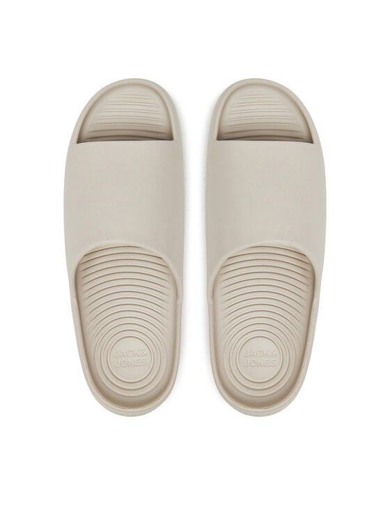 Jack & Jones Шльопанці Jack & Jones Jfwripple Moulded Slider 12274637 Бежевий