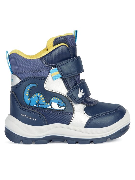 Geox Škornji za sneg Geox B Flanfil Boy B Abx B363VA 054FU C0693 M Mornarsko modra