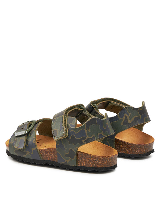 Geox Sandały Geox J Ghita Boy J028LB 00004 C0837 M Khaki