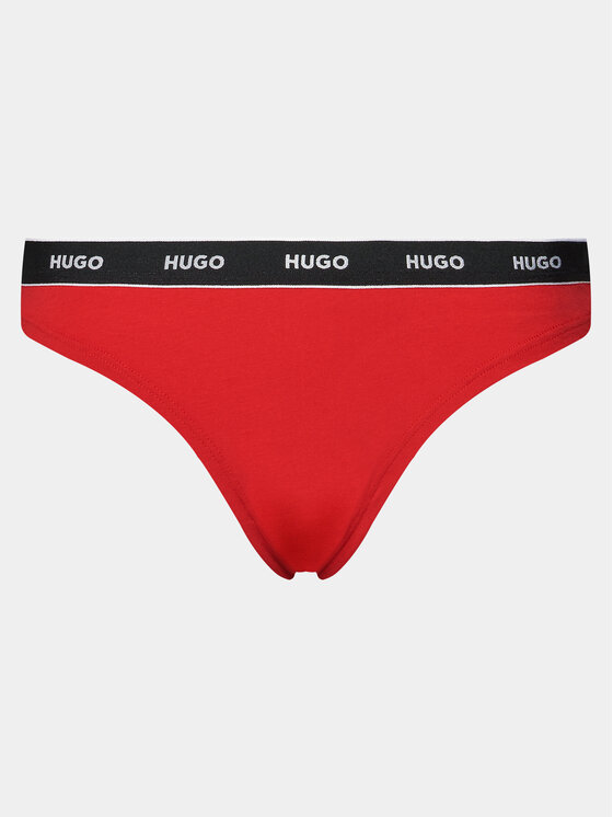 HUGO HUGO Комплект стрінгів Triplet Thong 50480150 Кольоровий