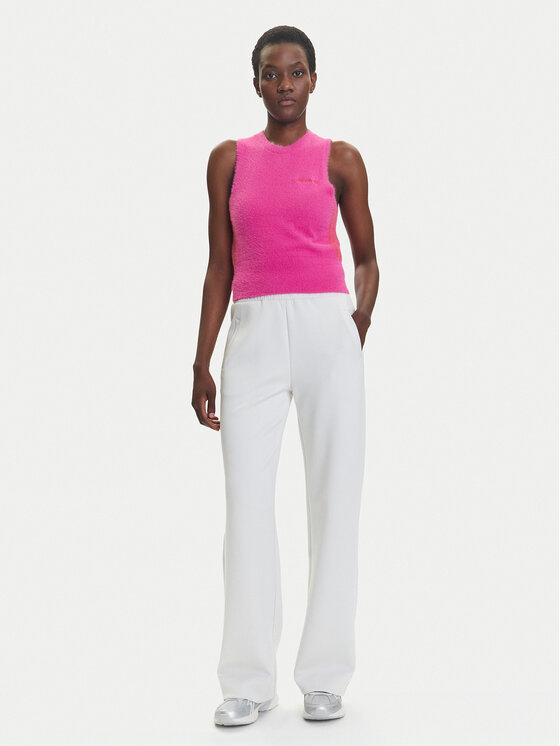 adidas adidas Топ JW3648 Рожевий Slim Fit