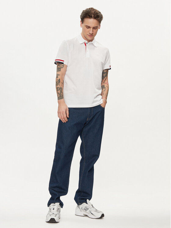 Geox Geox Polo M4510L T2649 F1492 Λευκό Regular Fit