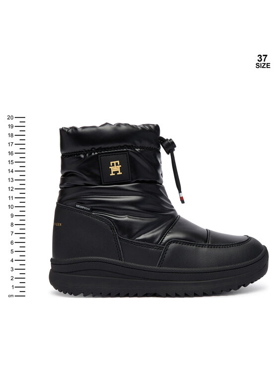 Tommy Hilfiger Śniegowce Tommy Hilfiger Loki T3AD-35206-1474 S Czarny