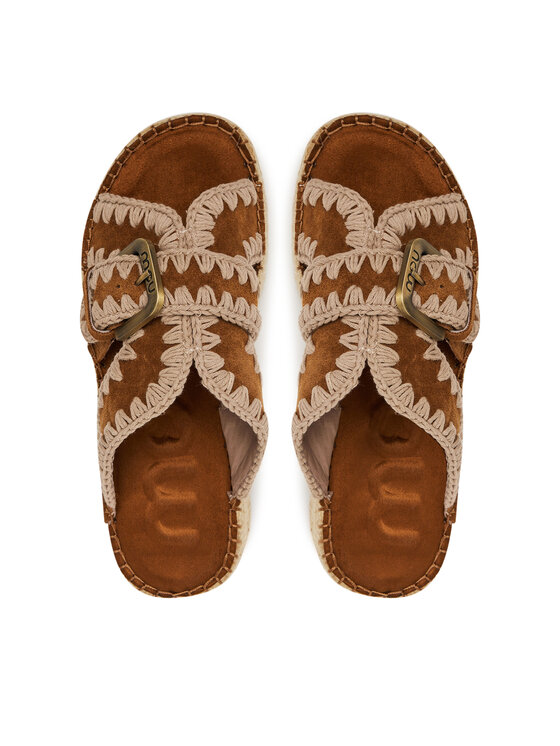 Mou Espadrile Mou Jute sandal MU.SW641003A Rjava