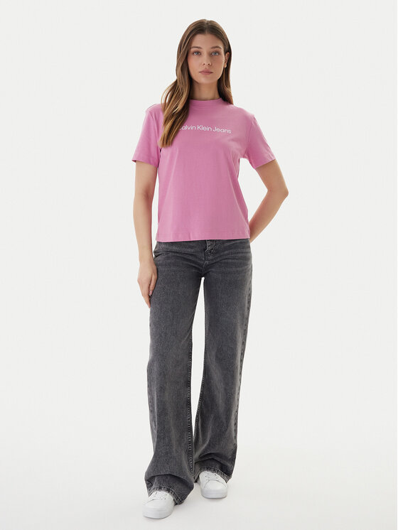 Calvin Klein Jeans Calvin Klein Jeans Camiseta LV047C912G Rosa Regular Fit