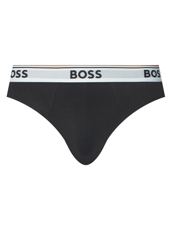 BOSS BOSS Conjunto de slips Brief 3P Power 50554683 Negro