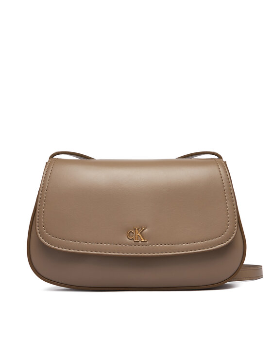 Calvin Klein Torebka Calvin Klein Ck Flap Camera Bag LV04F3421G Beżowy
