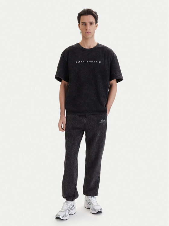 Alpha Industries Alpha Industries Camiseta Acid Logo 258519 Negro Regular Fit