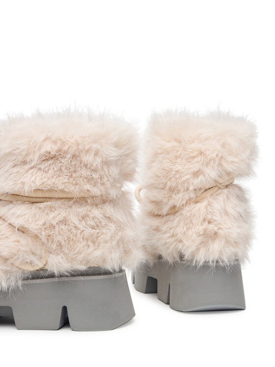 United Nude Снігоходи United Nude Stomper Fur Boot 11048828120 Кремовий