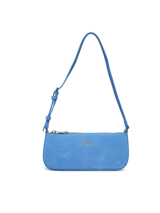 Tommy Jeans Borsetta Tommy Jeans Tjw Must Suede Shoulder Bag AW0AW18454 Blu