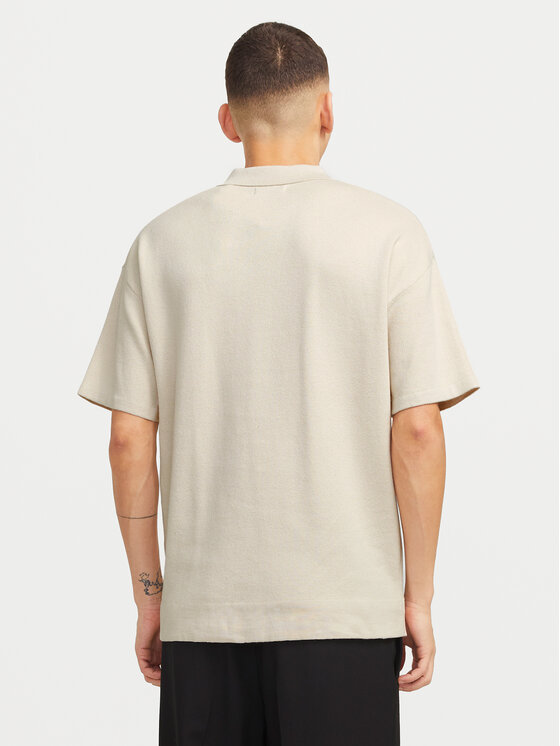 Jack & Jones Jack & Jones Поло Troy 12269617 Бежевий Relaxed Fit