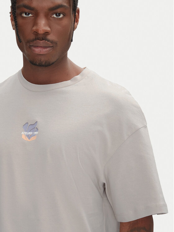 Jack & Jones Jack & Jones Футболка Ames 12268471 Бежевий Relaxed Fit
