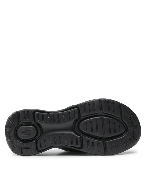 Skechers Παντόφλες Skechers Go Walk Arch Fit Sandal 229023/BBK Μαύρο