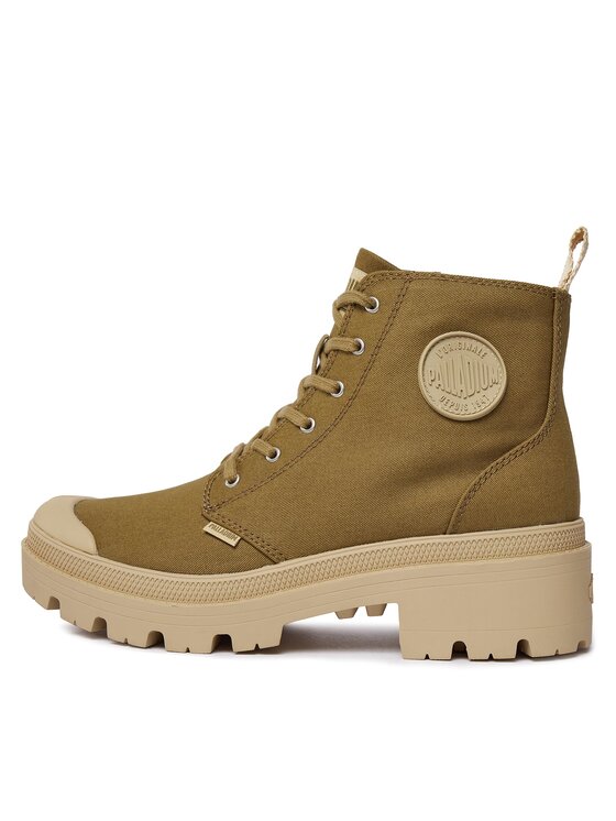 Palladium Bakancs Palladium Pallabase Twill 96907-204-M Barna