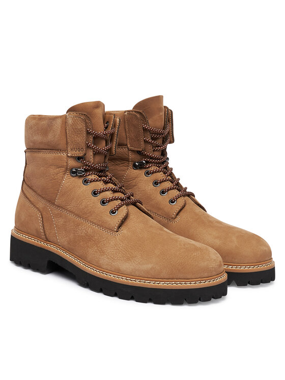 HUGO Šnurovacia obuv HUGO Draven 50552695 Béžová