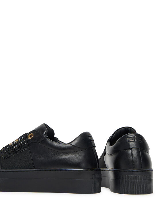 Elisabetta Franchi Sneakers Elisabetta Franchi Low Cut Velcro F4A9-E0355-1251 D Negru