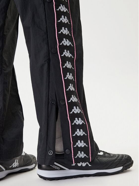 Kappa Kappa Pantaloni da tuta 361W7JW Nero Comfort Fit