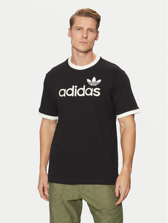 adidas adidas Футболка Simple JC8372 Чорний Regular Fit