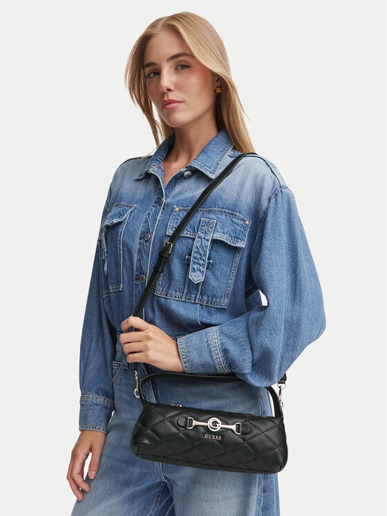 Guess Torebka Guess Frances Mini HWQG22 41720 Czarny