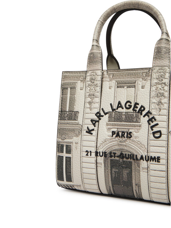 KARL LAGERFELD Kabelka KARL LAGERFELD B2W30282 Sivá