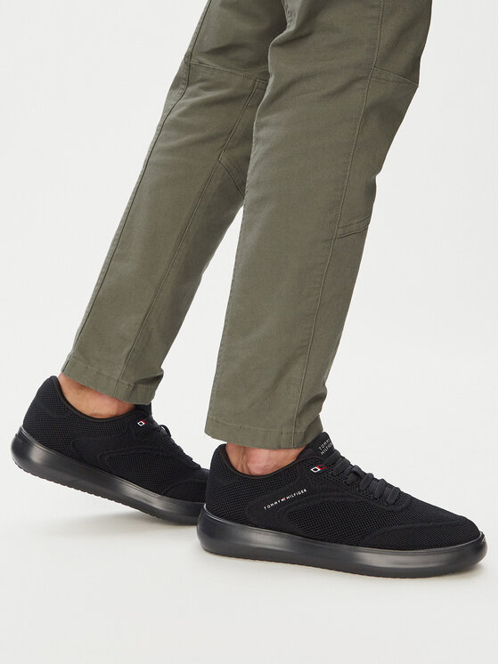 Tommy Hilfiger Sneakersy Tommy Hilfiger Th Modern Lightcup Knit FM0FM05886 Czarny