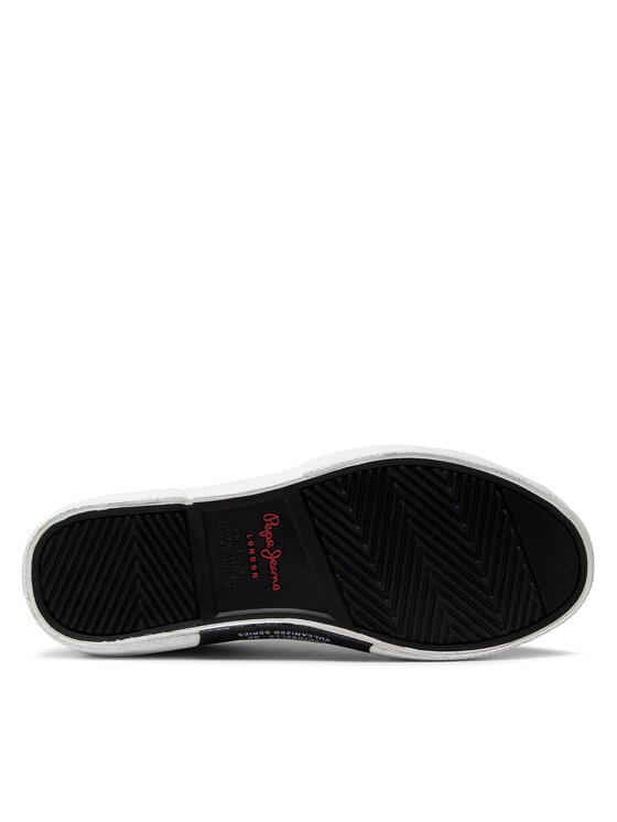 Pepe Jeans Гуменки Pepe Jeans Kenton Plain PLS31235 Бял