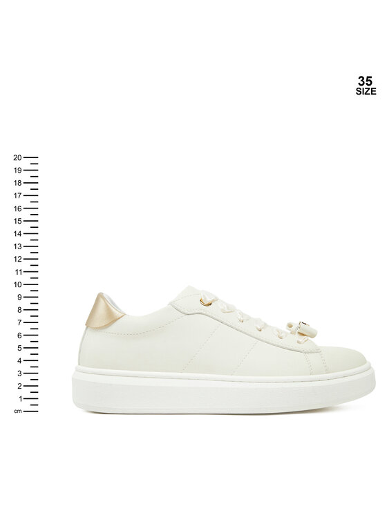 Calvin Klein Jeans Sneakers Calvin Klein Jeans Low Cut Lace-Up Sneaker V4A9-83047-0214 S Alb
