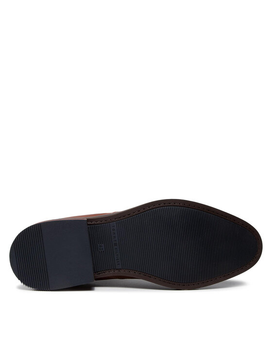 Tommy Hilfiger Botines Chelsea Tommy Hilfiger Signature Hilfiger Lth Chelsea FM0FM03782 Marrón