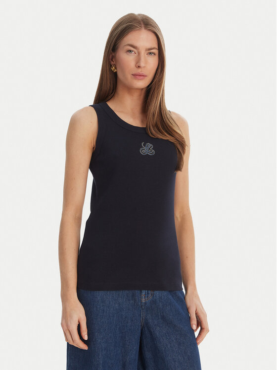 Luisa Spagnoli Luisa Spagnoli Top Bordo 543281 Azul marino Slim Fit