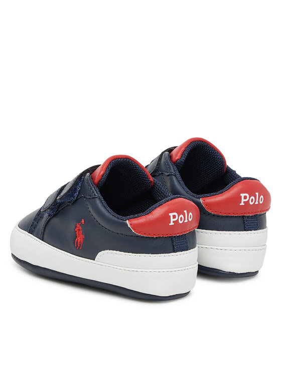 Polo Ralph Lauren Pantofiori pentru bebeluși Polo Ralph Lauren Heritage Court II Baby RL03389410 Bleumarin