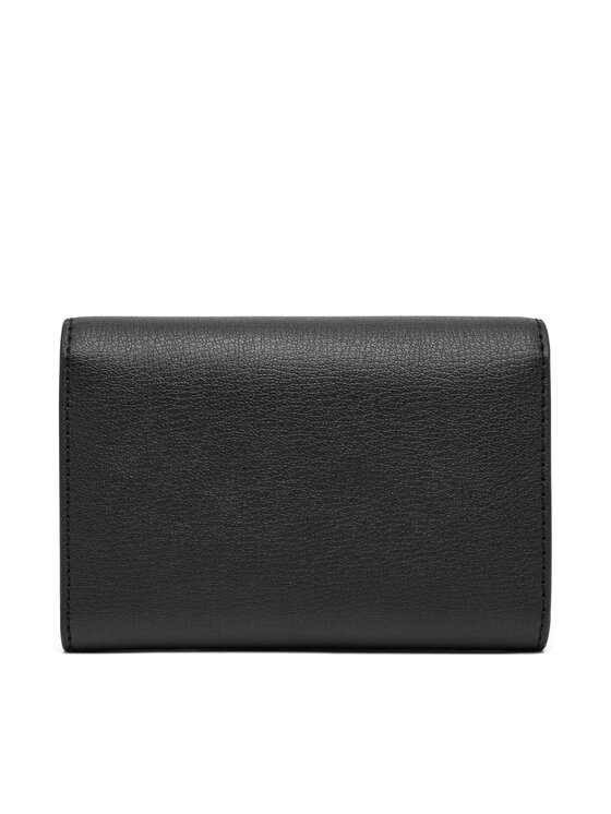 Calvin Klein Portfel Calvin Klein Foil Logo Trifold W/ Zip Pocket LV04F1117G Czarny