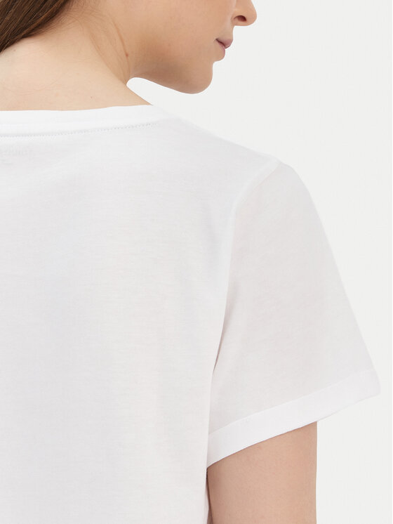 Tommy Hilfiger Tommy Hilfiger T-shirt UW0UW04525 Bijela Relaxed Fit