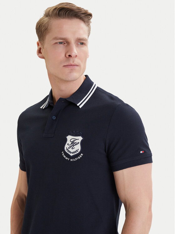 Tommy Hilfiger Tommy Hilfiger Polo Badge MW0MW43061 Azul marino Regular Fit