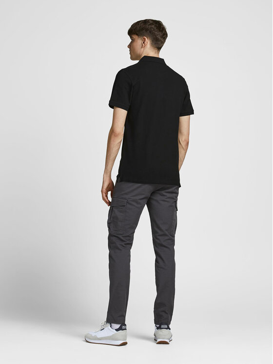 Jack & Jones Jack & Jones Polo Paulos 12136668 Μαύρο Slim Fit