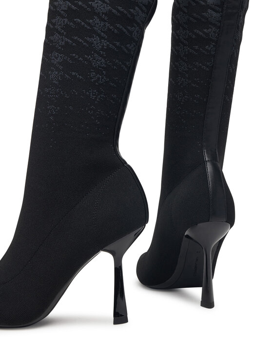 KARL LAGERFELD Kozaki KARL LAGERFELD Pandara KL31390 Czarny