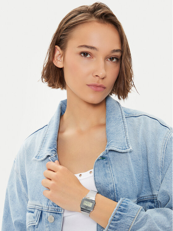 Casio Ceas Casio Vintage A700WEM-7AEF Argintiu