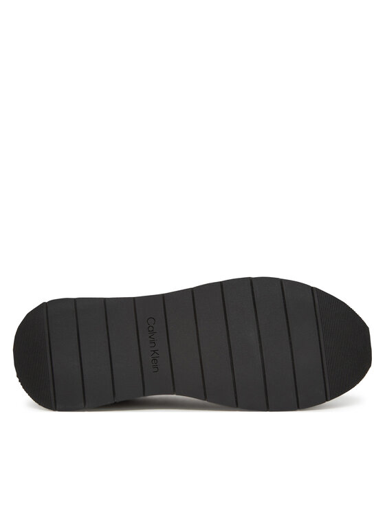 Calvin Klein Sneakersy Calvin Klein Low Prof Runn Laceup Mono HM0HM01896 Czarny