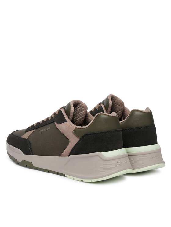 Calvin Klein Αθλητικά Calvin Klein City Runner Laceup Ny-Su HM0HM02308 Χακί